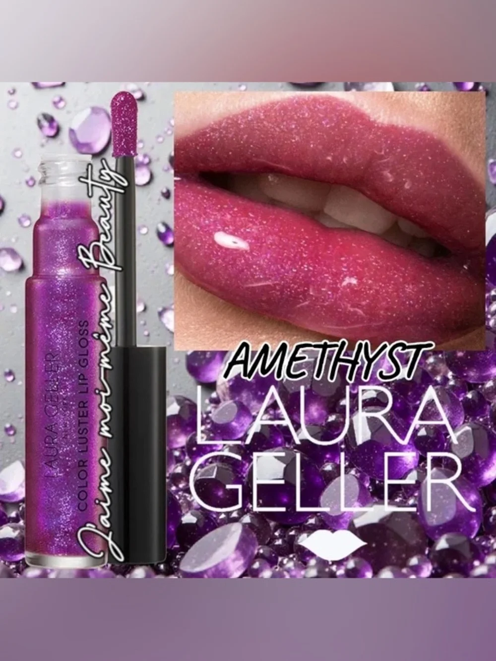 🔥 2/20: Laura Geller Color Luster Lip Gloss - Amethyst Glaze